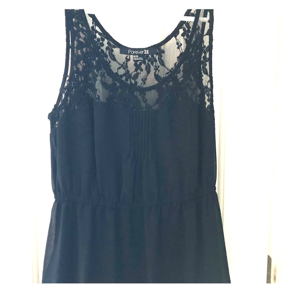 Black lace blouse
